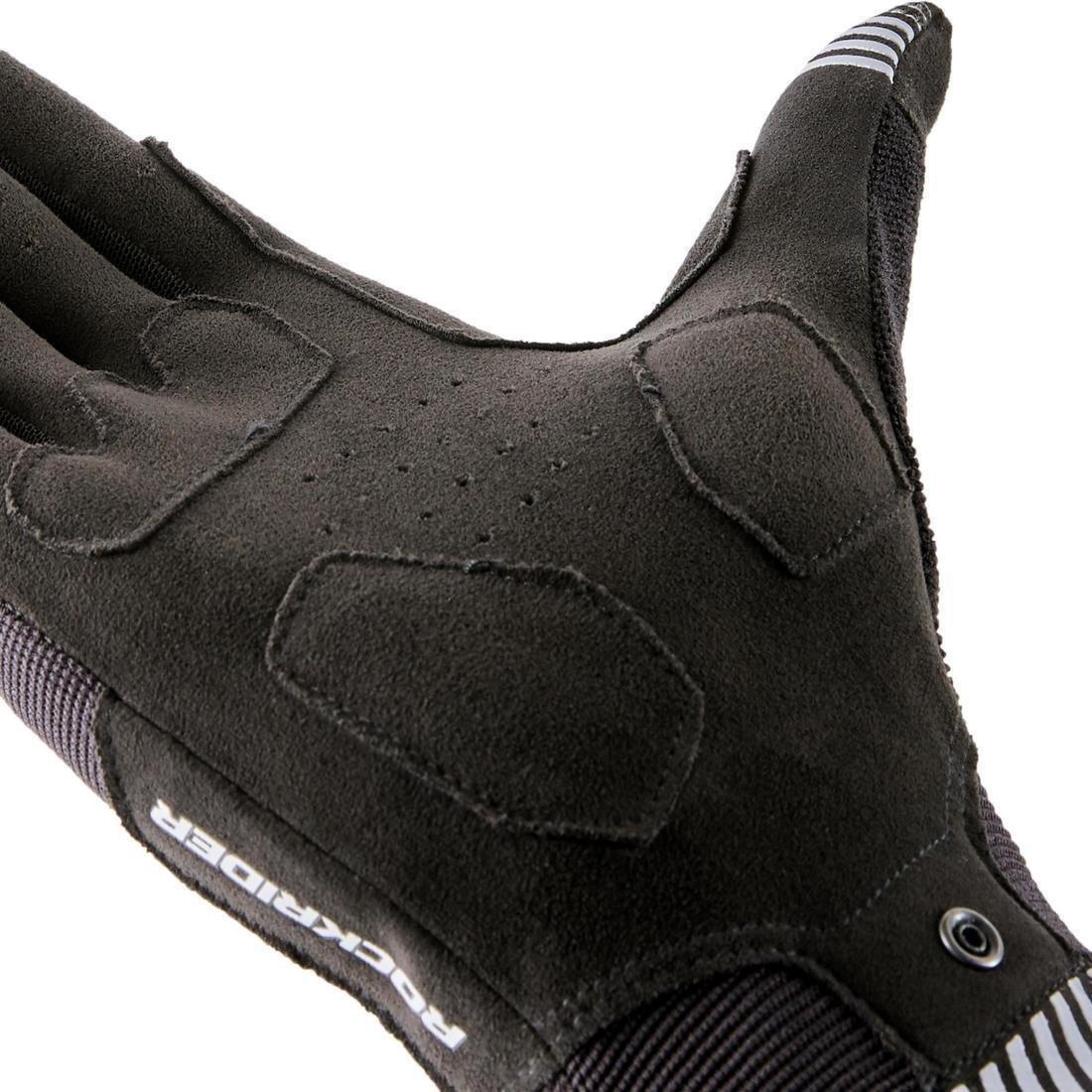 ROCKRIDER - Vega Biking Gloves T100, Black