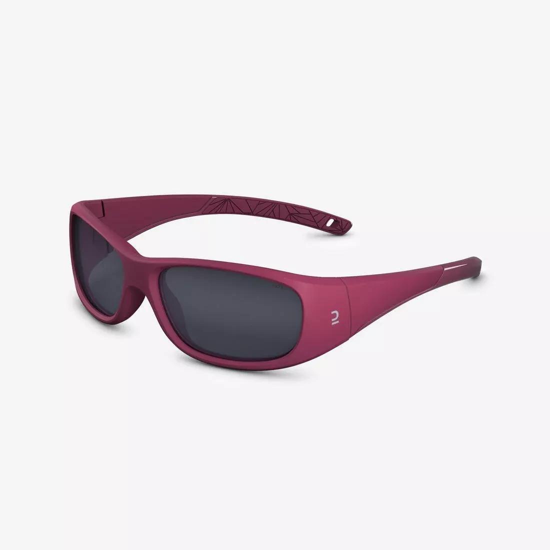 BENGAL PINK Kids Hiking Sunglasses Aged 6-10 MH T100 Category 3, No Color, large image number 0