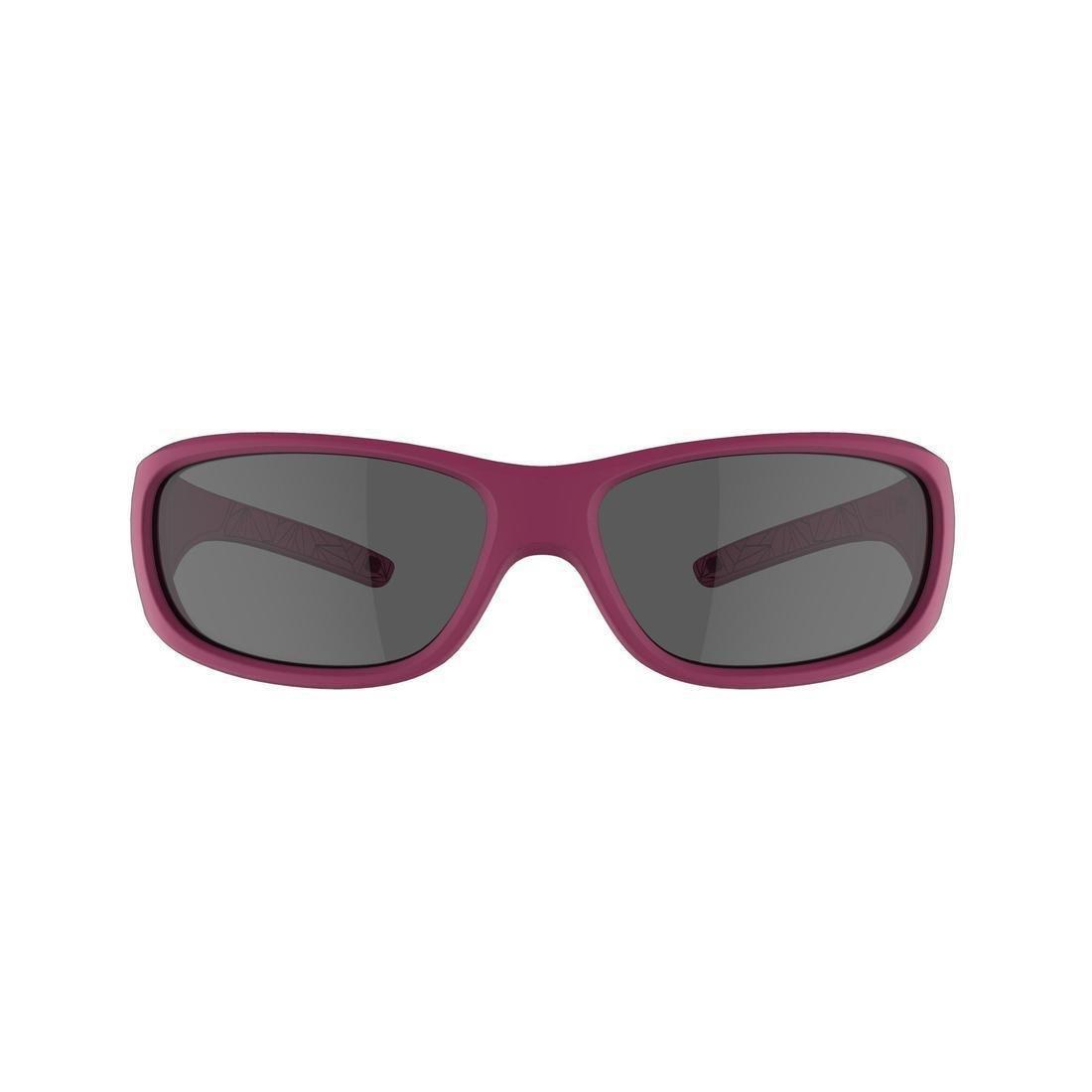 BENGAL PINK Kids Hiking Sunglasses Aged 6-10 MH T100 Category 3, No Color, large image number 1