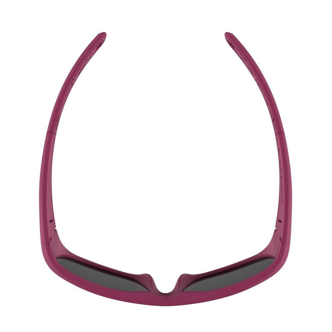 BENGAL PINK Kids Hiking Sunglasses Aged 6-10 MH T100 Category 3, No Color, large image number 6