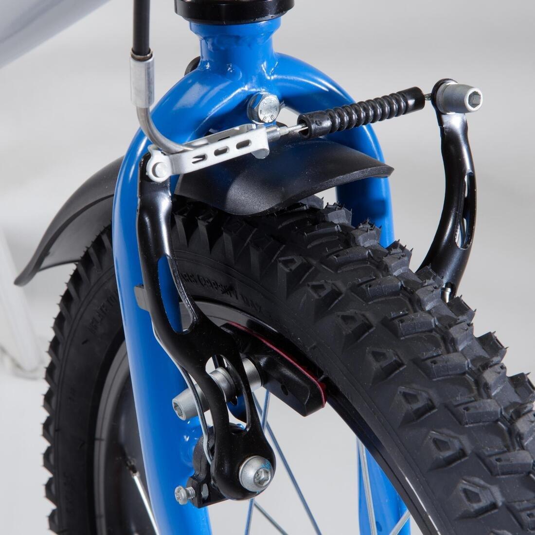 Kids 16 Inch Bike Astronaut 500 4-6 Years Old, White, No Color, large image number 3