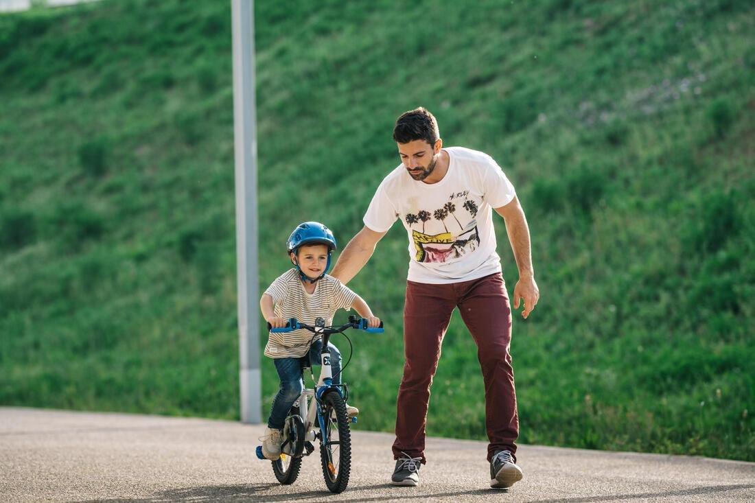 Kids 16 Inch Bike Astronaut 500 4-6 Years Old, White, No Color, large image number 7