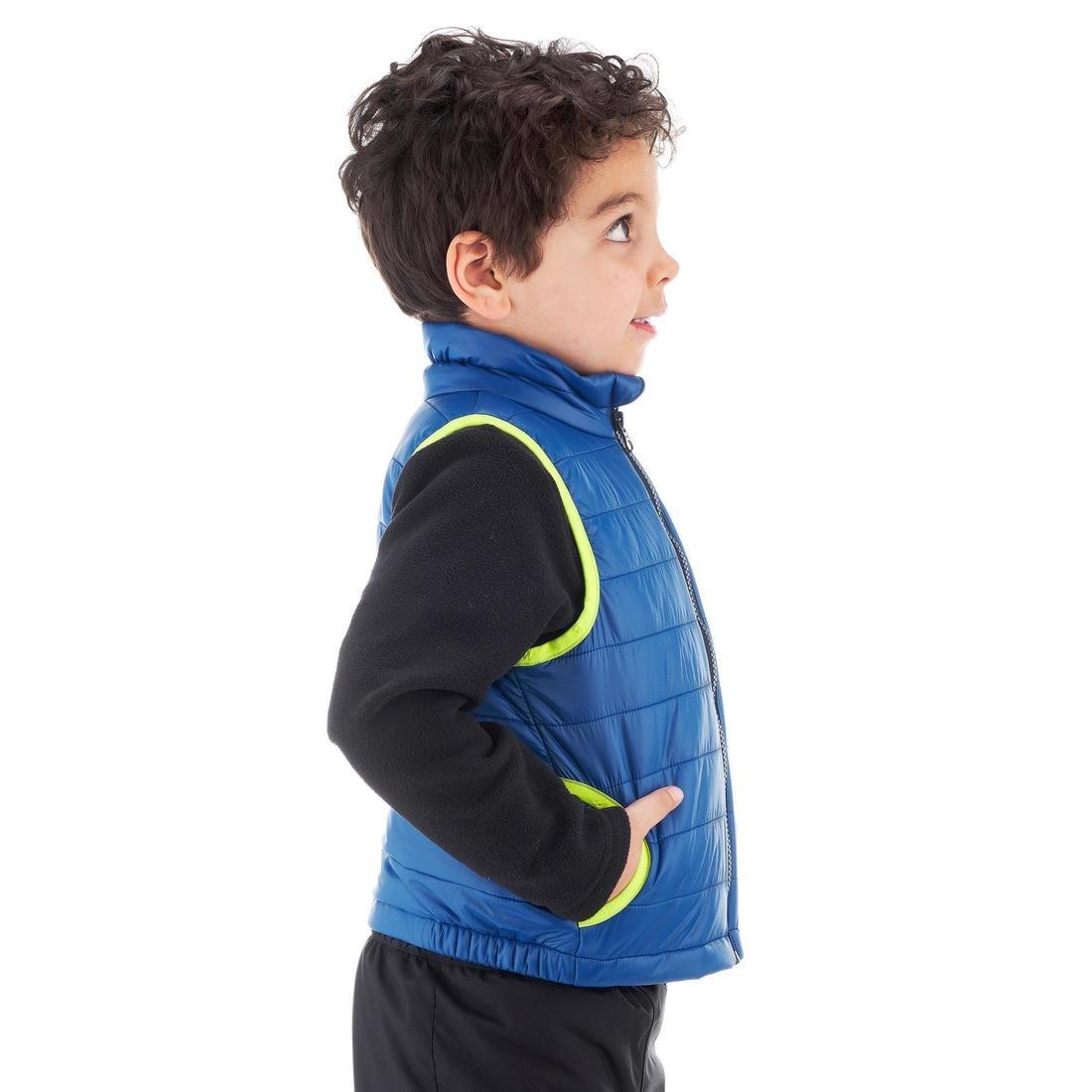 Kids Padded Gilet Mh New Sizing, Bright Pink, No Color, large image number 13