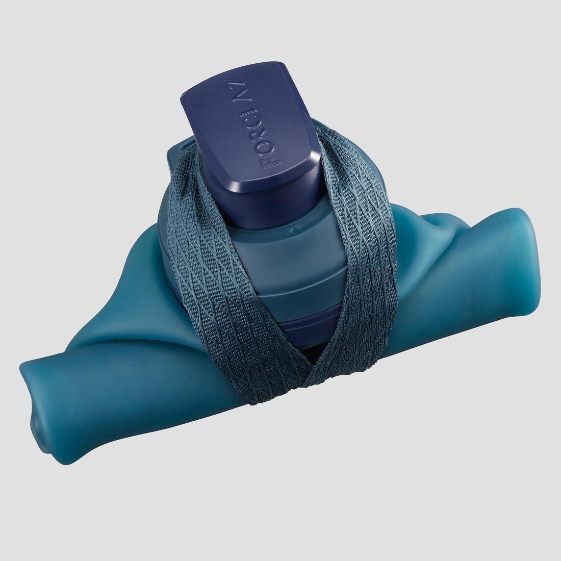 Soft And Compressible Trekking Water Bottle - Trek 500 Soft 0.6L, Blue, No Color, large image number 5
