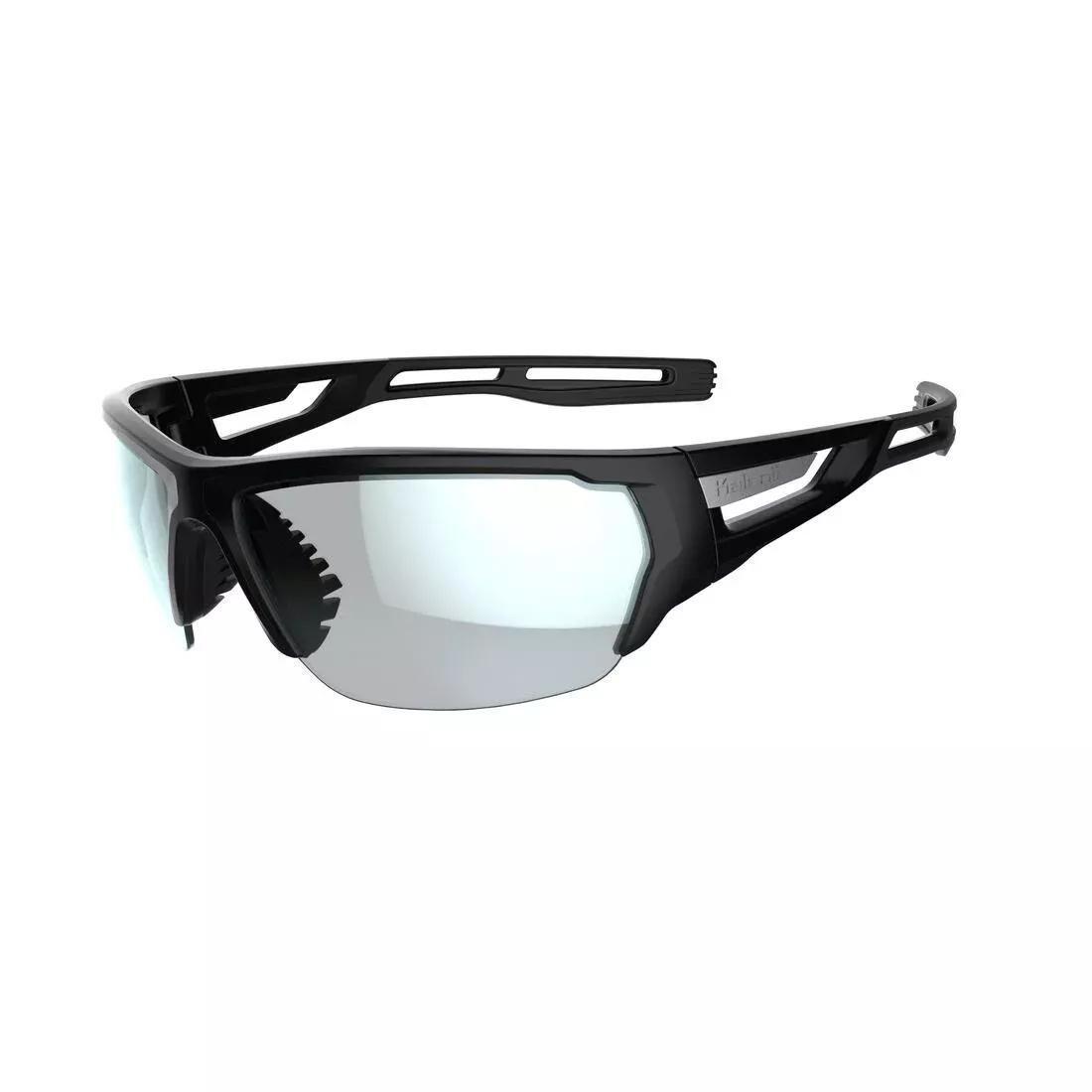 Men Runtrail Anti-Fog Running Glasses, Black, No Color, large image number 0