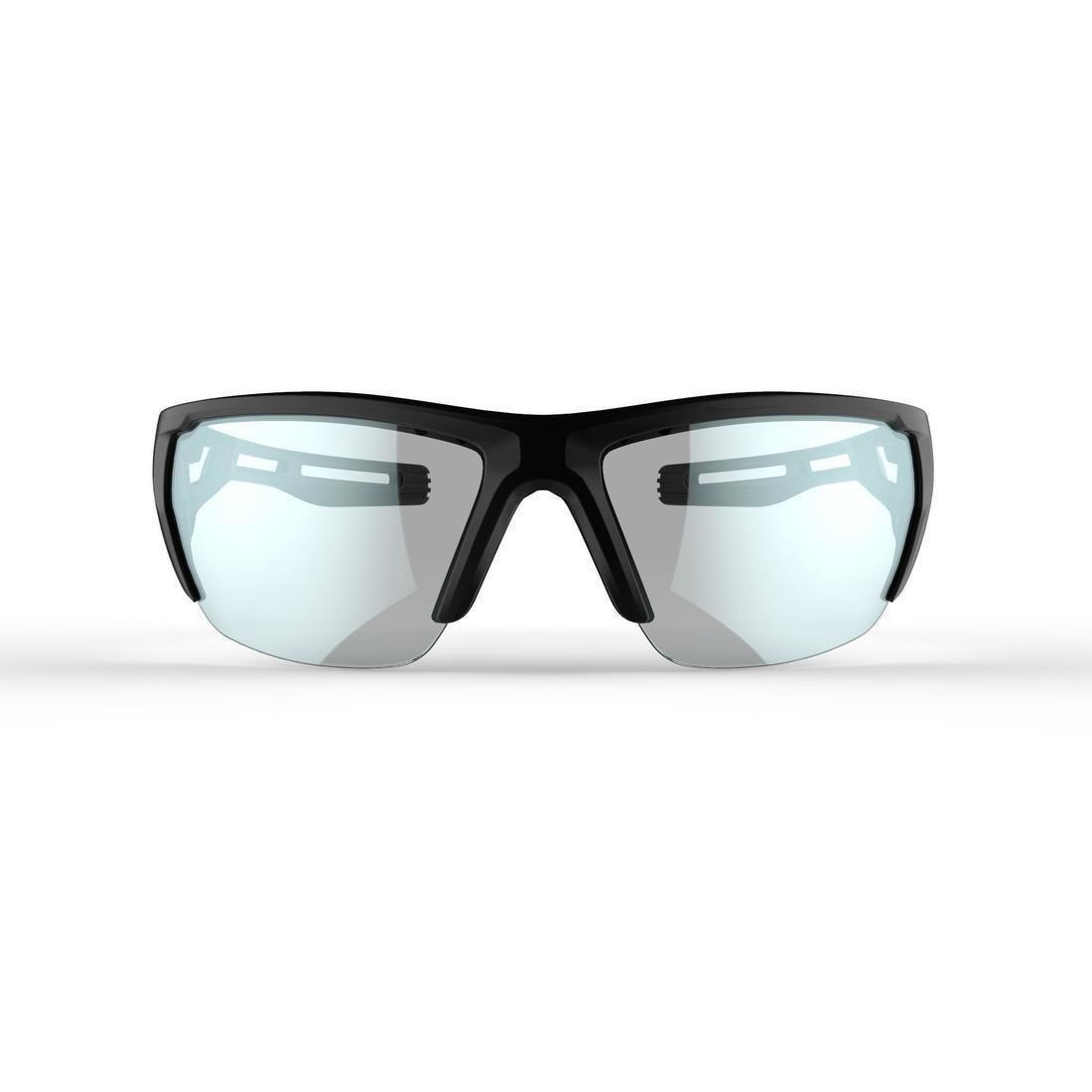 Men Runtrail Anti-Fog Running Glasses, Black, No Color, large image number 1