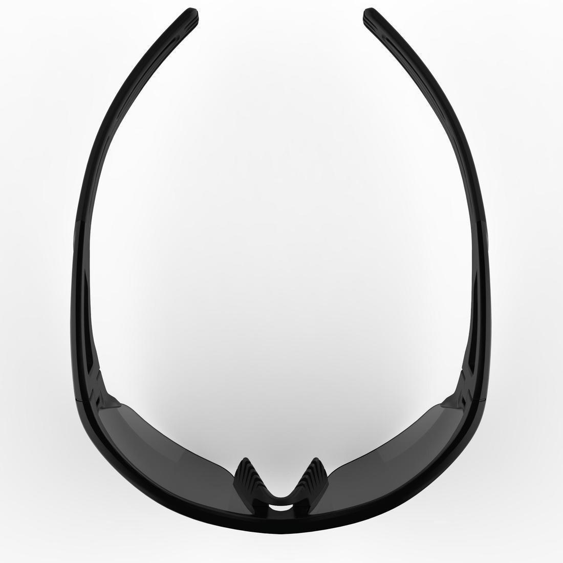 Men Runtrail Anti-Fog Running Glasses, Black, No Color, large image number 3