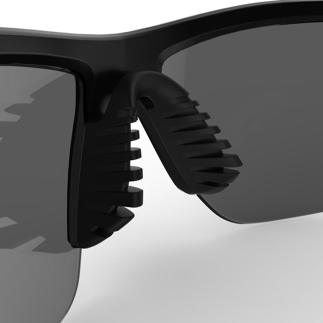 Men Runtrail Anti-Fog Running Glasses, Black, No Color, large image number 5