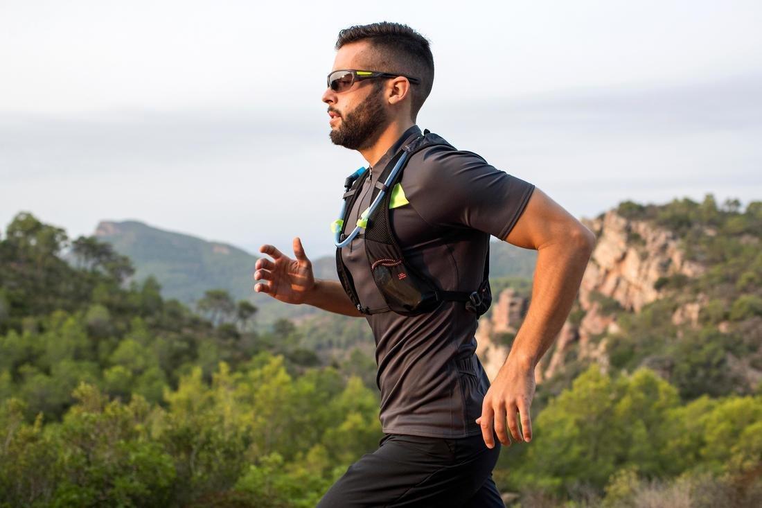 Men Runtrail Anti-Fog Running Glasses, Black, No Color, large image number 14