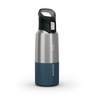 QUECHUA - Isothermal Stainless Steel Hiking Flask Mh500, Dark Petrol Blue