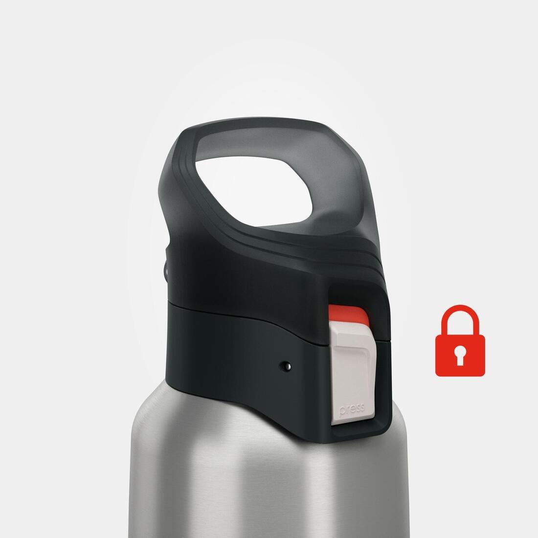 Isothermal Stainless Steel Hiking Flask Mh500, Dark Petrol Blue, No Color, large image number 5