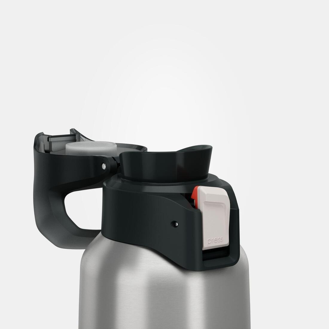 Isothermal Stainless Steel Hiking Flask Mh500, Dark Petrol Blue, No Color, large image number 7