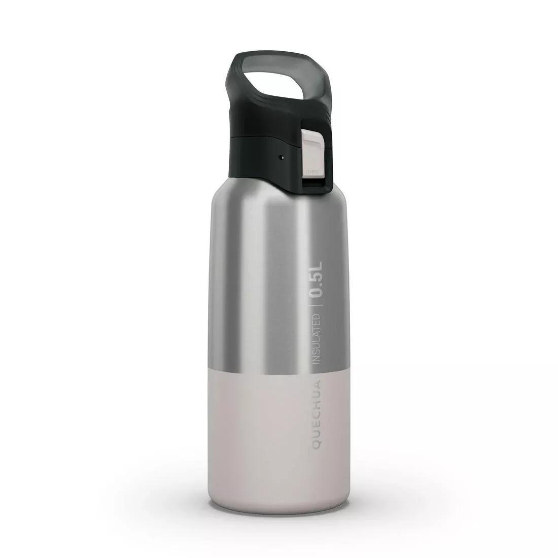 Isothermal Stainless Steel Hiking Flask Mh500, Dark Petrol Blue, No Color, large image number 13