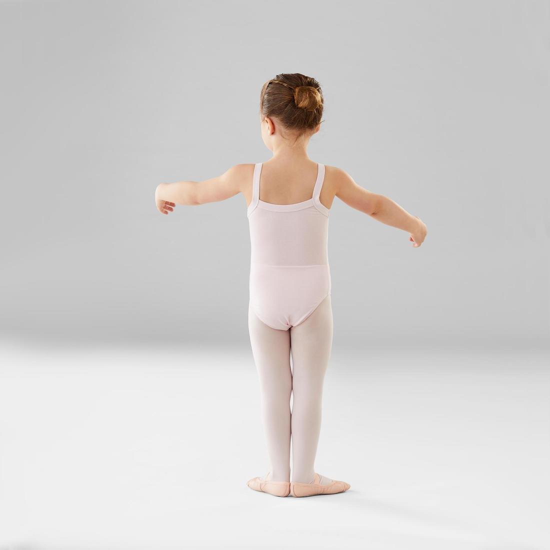 Kids Girls Ballet Camisole Leotard, Pink, No Color, large image number 3