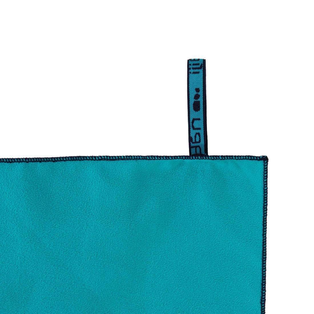 Swimming Microfibre Towel, Teal Green, No Color, large image number 3