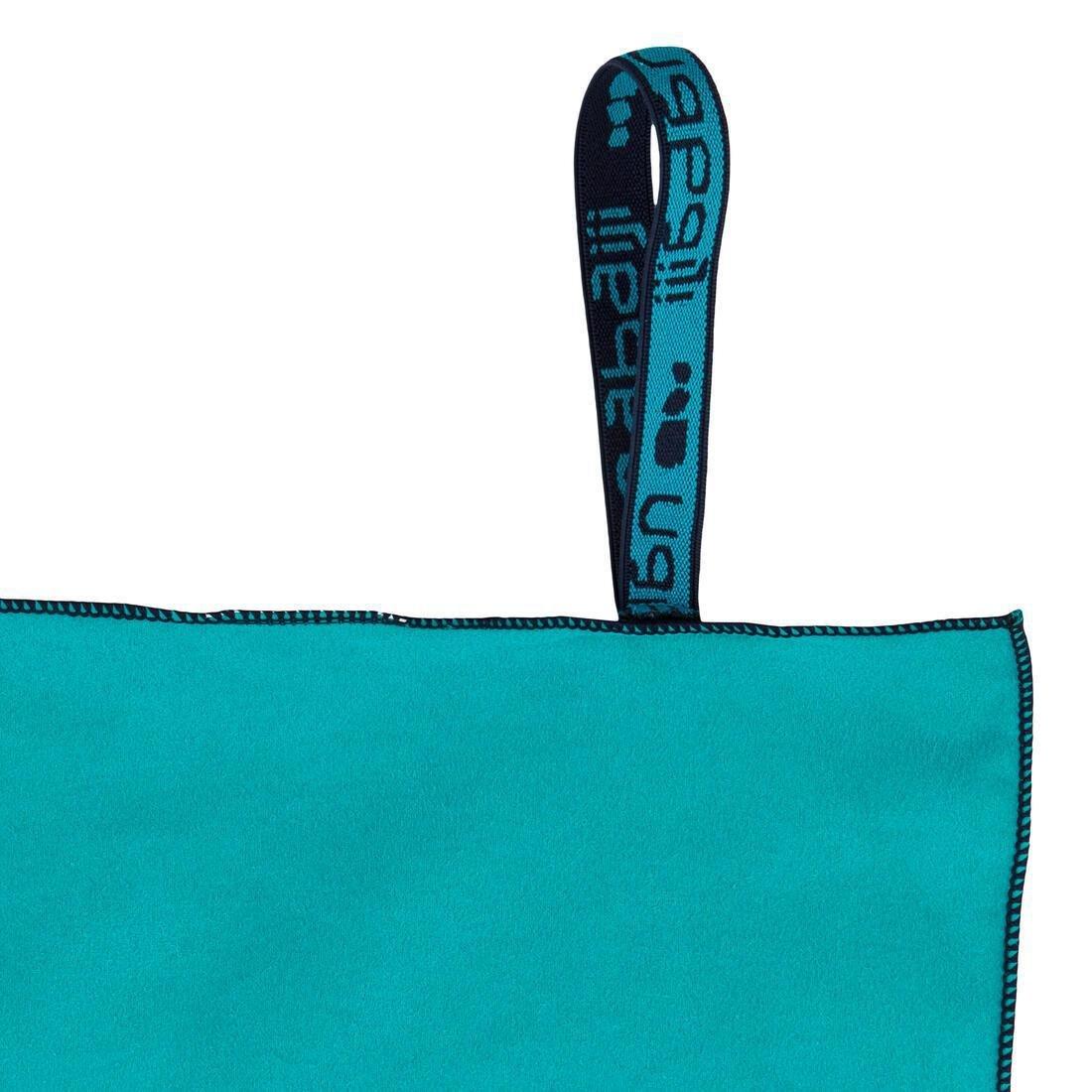 Swimming Microfibre Towel, Teal Green, No Color, large image number 10