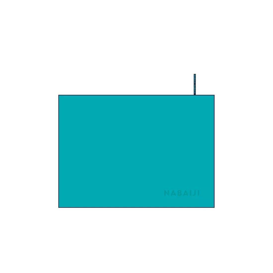 Swimming Microfibre Towel, Teal Green, No Color, large image number 12