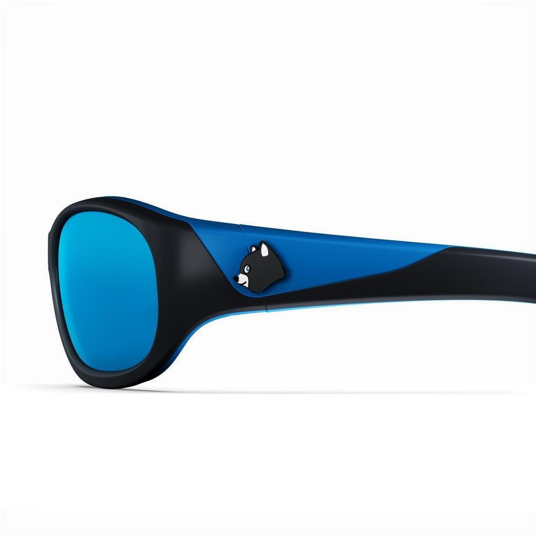 Children Category 4 Hiking sunglasses ages 5-H K 140, Grey, No Color, medium