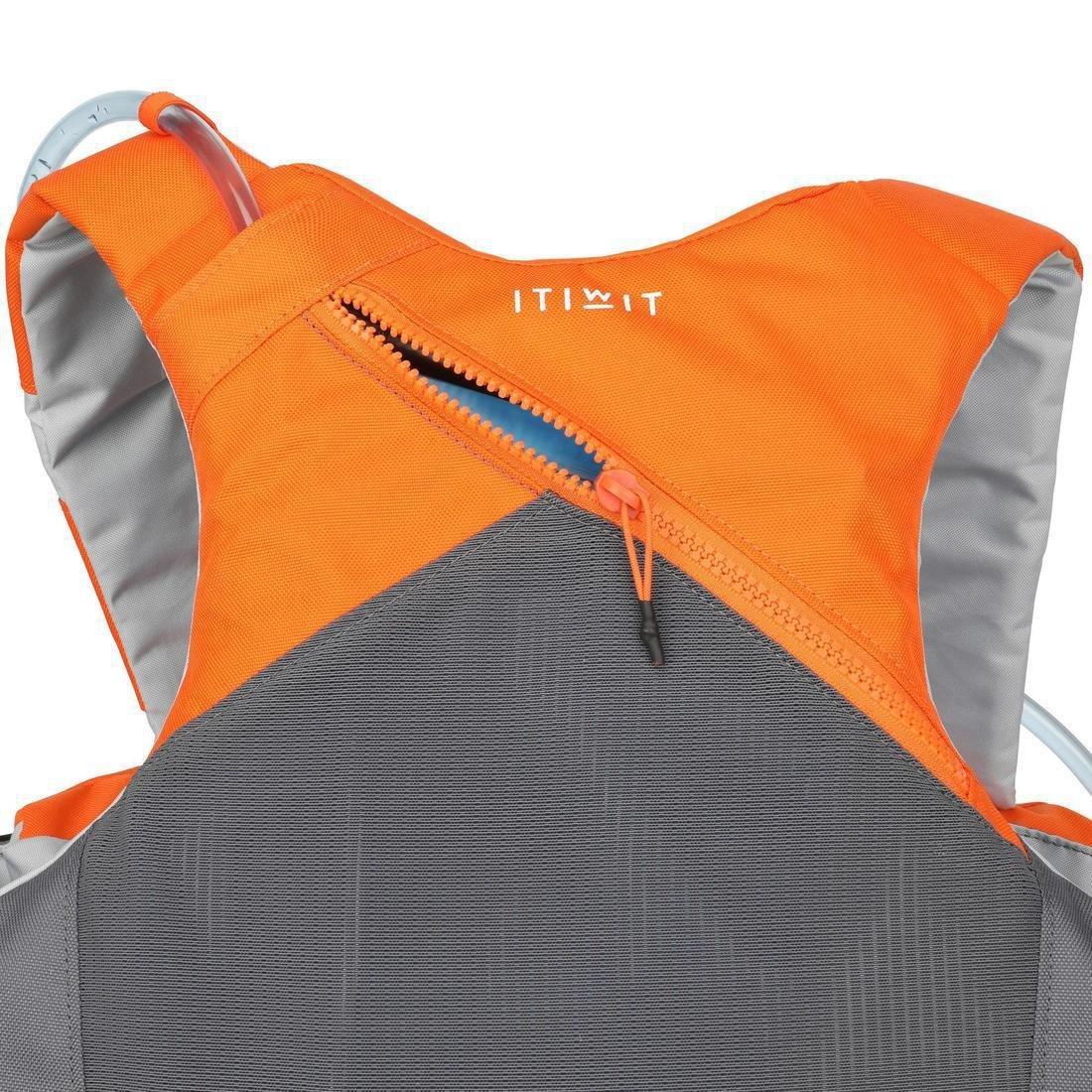 ITIWIT - 50N Buoyancy Vest Pockets For Canoeing And Kayaking, Mandarine