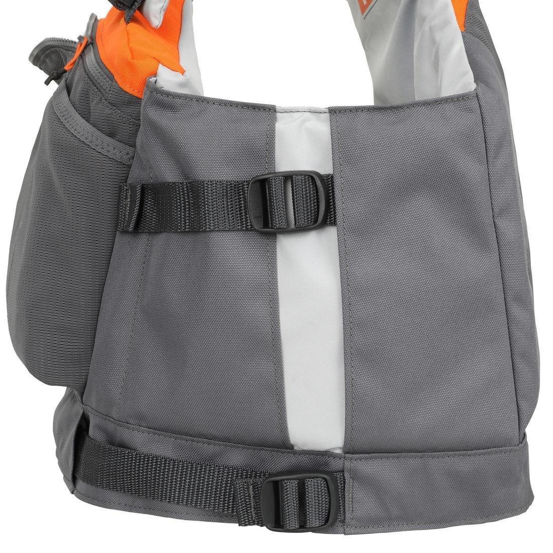 50N Buoyancy Vest Pockets For Canoeing And Kayaking, Mandarine, , large image number 7