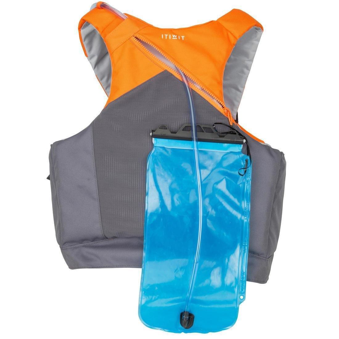 ITIWIT - 50N Buoyancy Vest Pockets For Canoeing And Kayaking, Mandarine