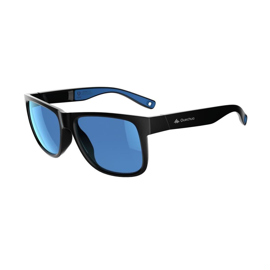 Adults Category 3 Hiking Sunglasses MH140, Black, No Color, large image number 1