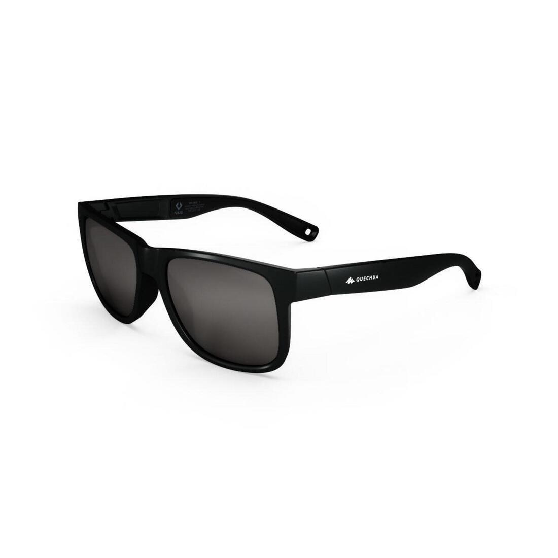 Adults Category 3 Hiking Sunglasses MH140, Black, No Color, large image number 3