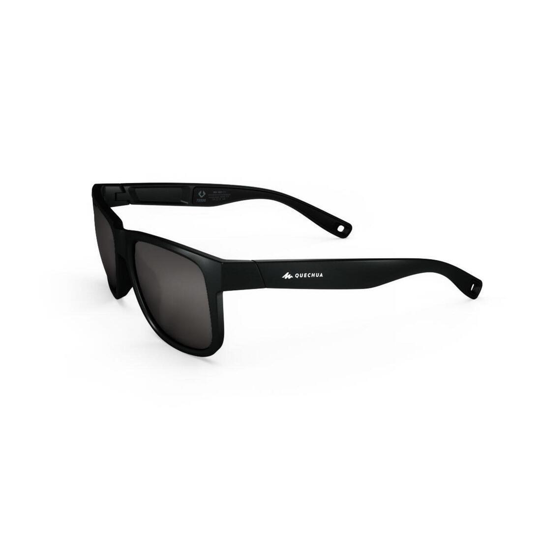 Adults Category 3 Hiking Sunglasses MH140, Black, No Color, large image number 4
