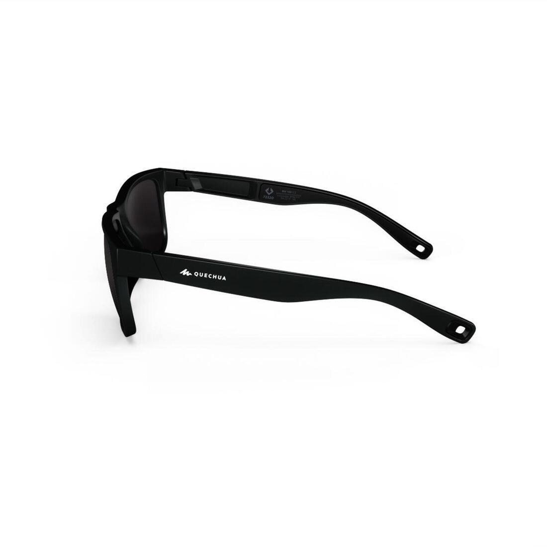 Adults Category 3 Hiking Sunglasses MH140, Black, No Color, large image number 6