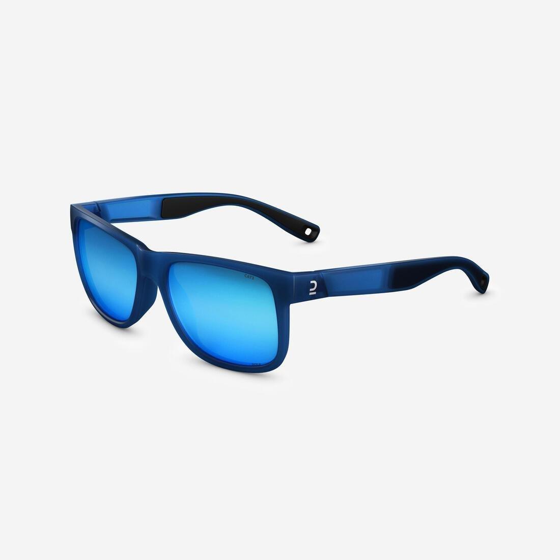 QUECHUA - Adults Category 3 Hiking Sunglasses MH140, Blue