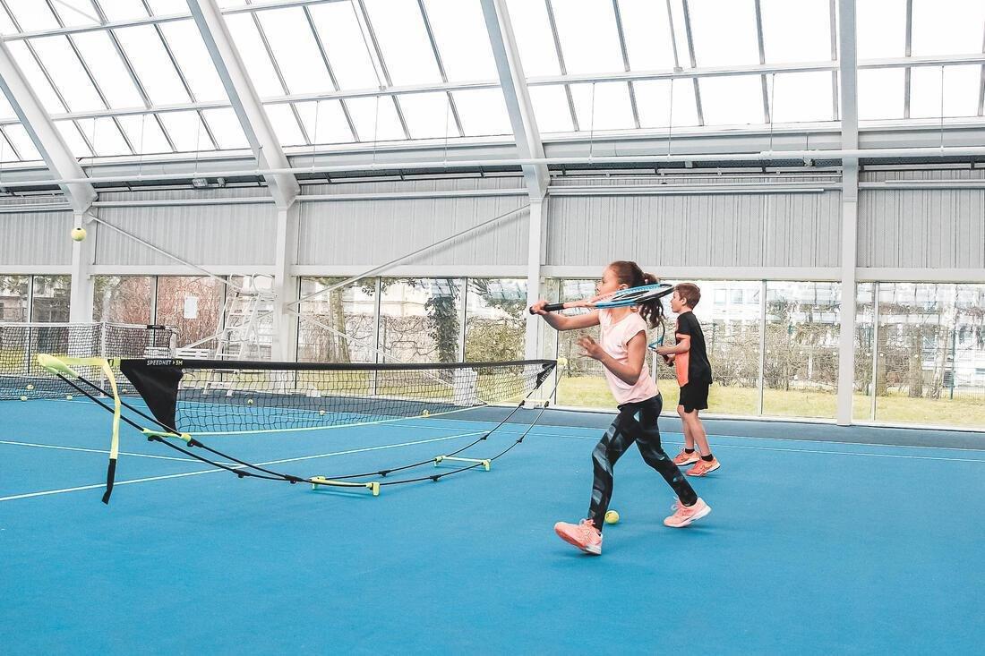 Speed 5 Metre Fold-Down Height Adjustable Tennis Net, No Color, large image number 9