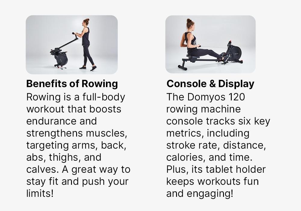 Rowing Machine Essential - 120, No Color, medium