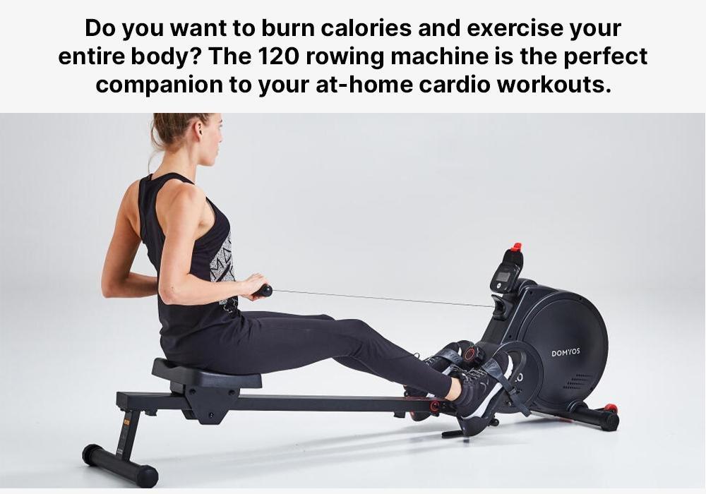 Rowing Machine Essential - 120, No Color, medium