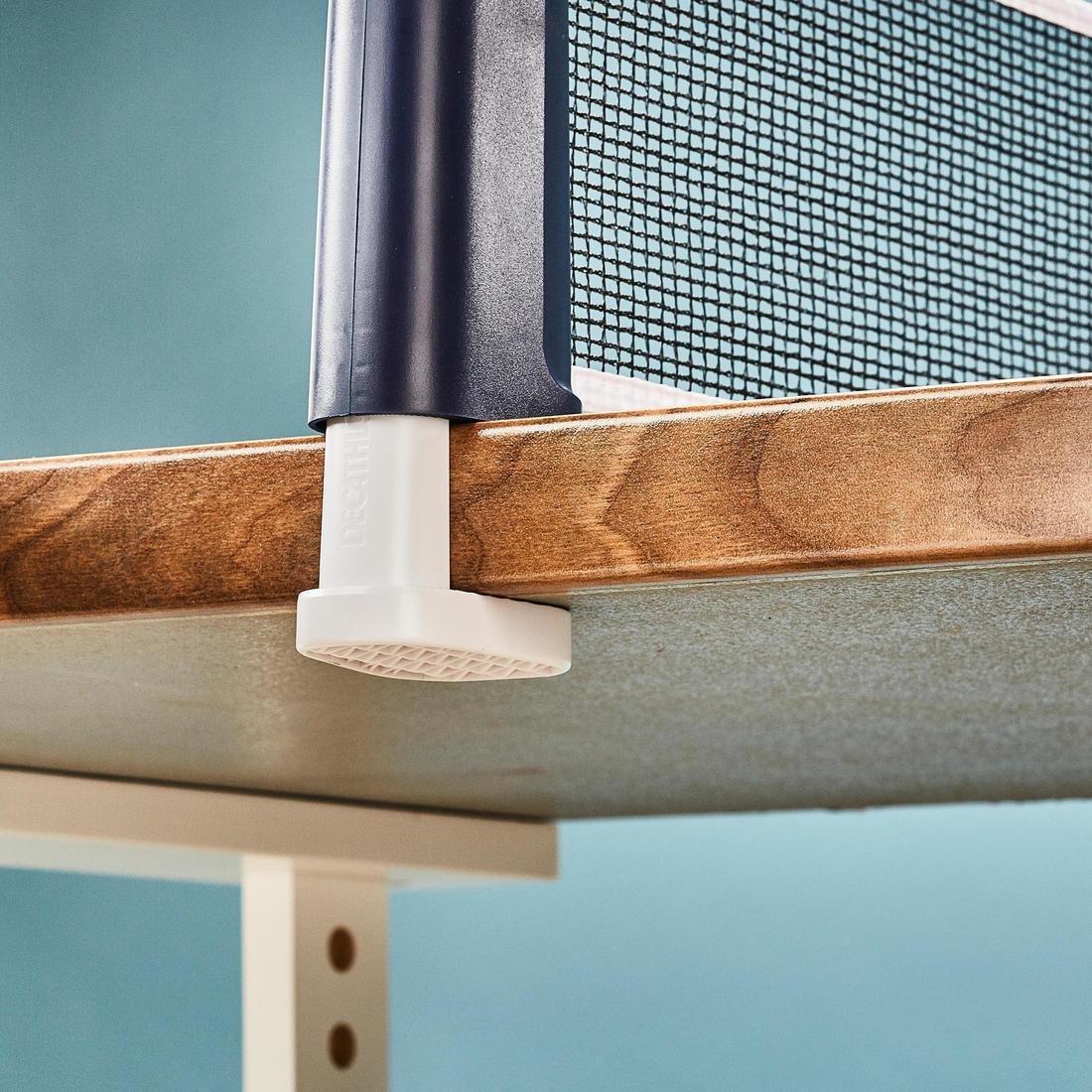 Table Tennis Set with Posts and Adjustable Rollnet/White, No Color, medium