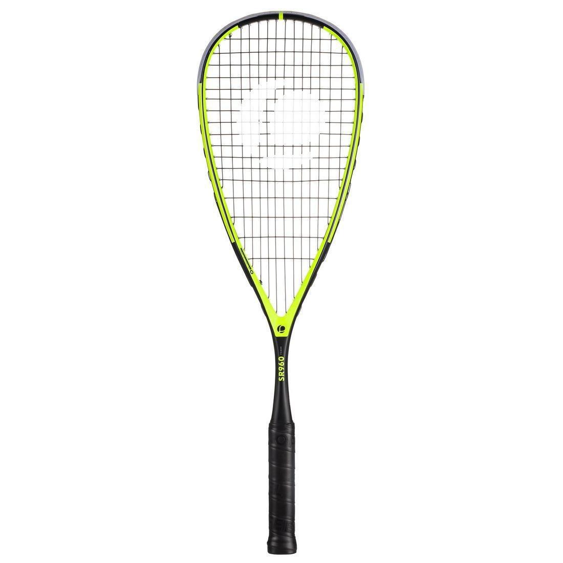 SR 960 Power Squash Racket, Yellow, No Color, large image number 0