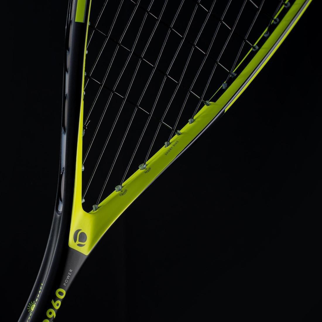SR 960 Power Squash Racket, Yellow, No Color, large image number 3
