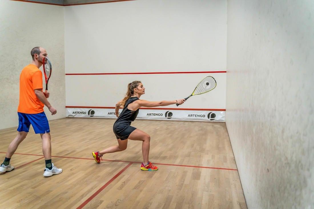 SR 960 Power Squash Racket, Yellow, No Color, large image number 9