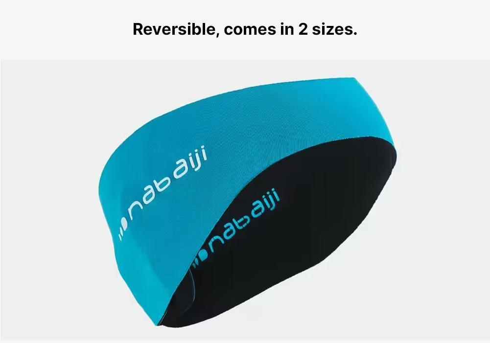 Swimming Band, Reversible Neoprene, Turquoise Blue, No Color, large image number 13