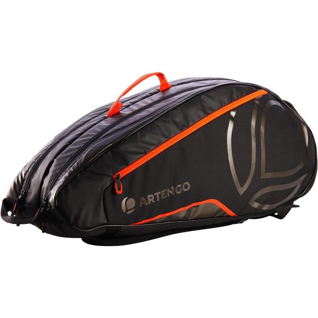 Tennis Bag, Black/Orange, No Color, large image number 1