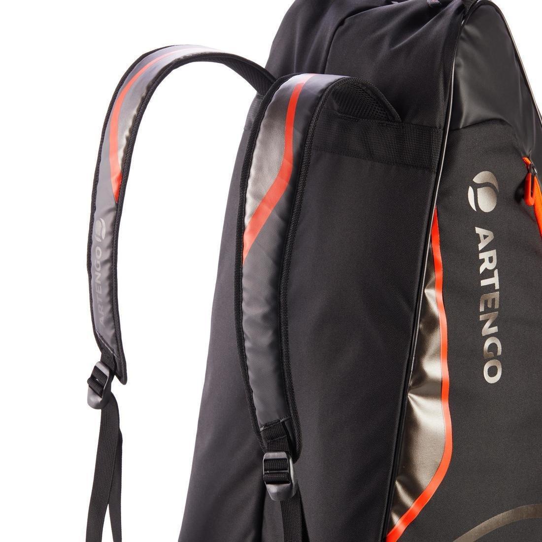 Tennis Bag, Black/Orange, No Color, large image number 4