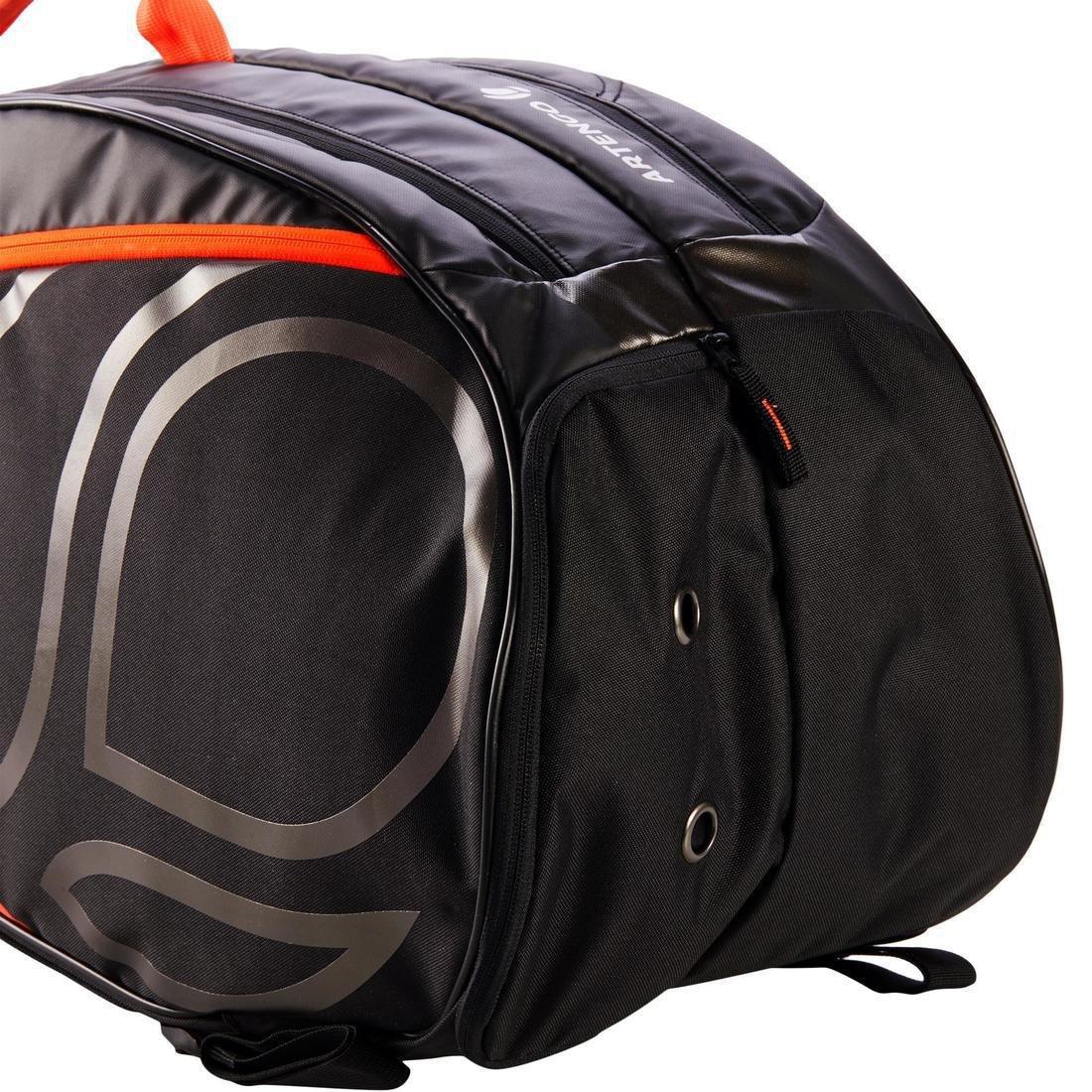 Tennis Bag, Black/Orange, No Color, large image number 9