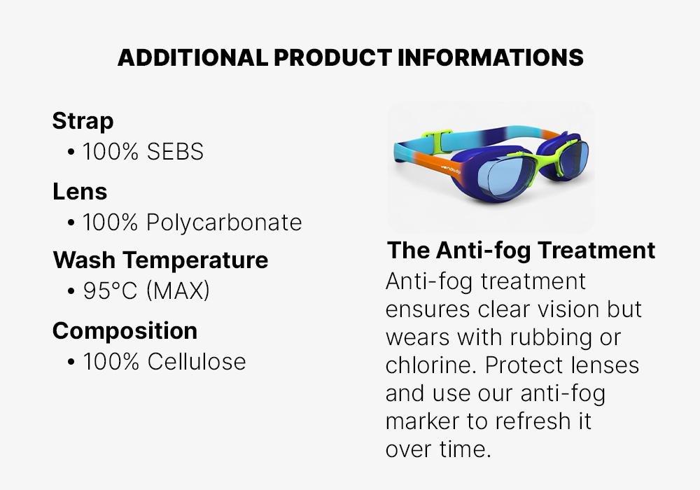 Xbase Junior Dotograd Swimming Goggles, No Color, large image number 16