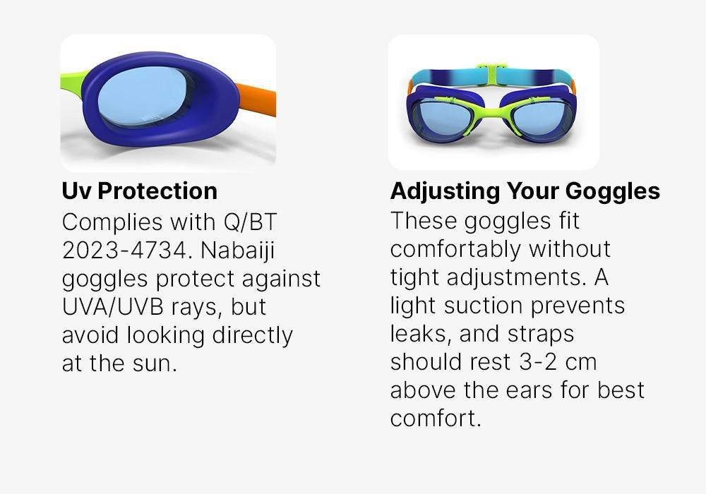 Xbase Junior Dotograd Swimming Goggles, No Color, large image number 17