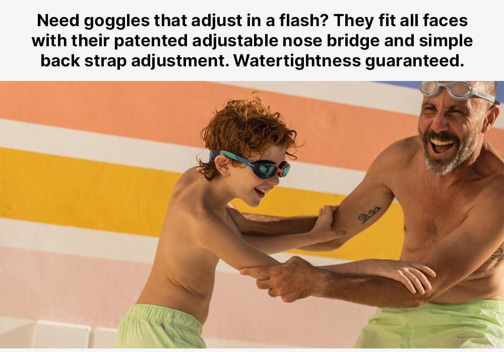 Xbase Junior Dotograd Swimming Goggles, No Color, large image number 19