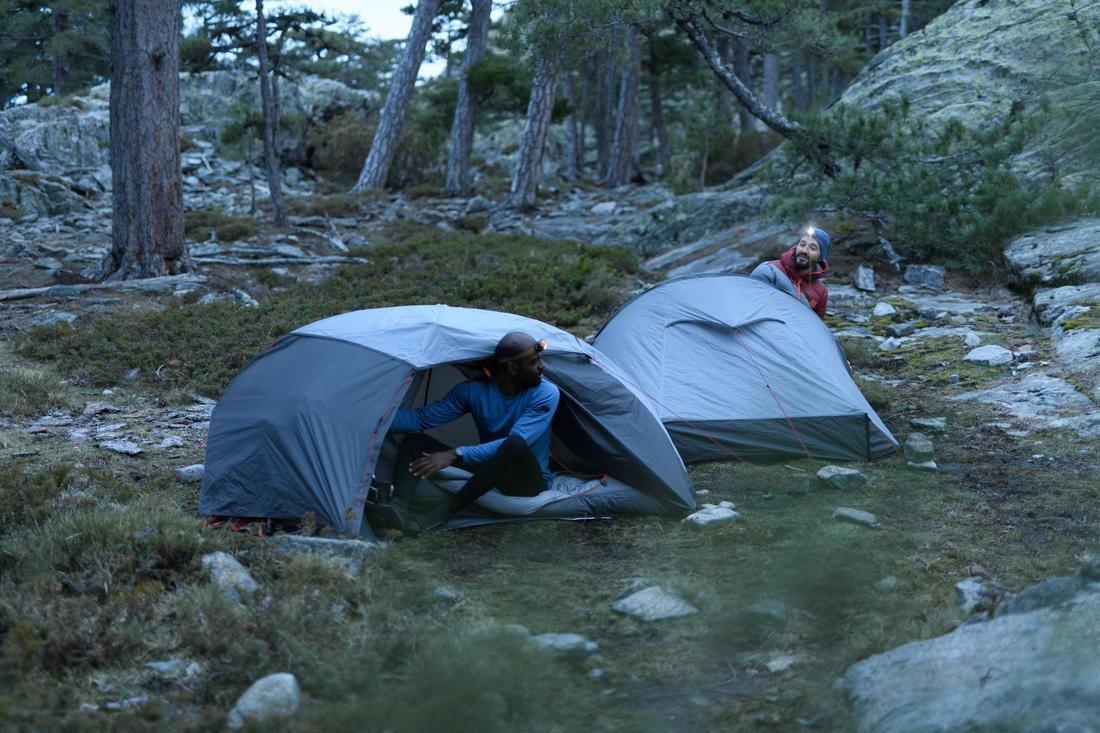 Men Mountain Trekking Merino Wool Base Layer Tights / Leggings - Mt500, Black, No Color, large image number 9