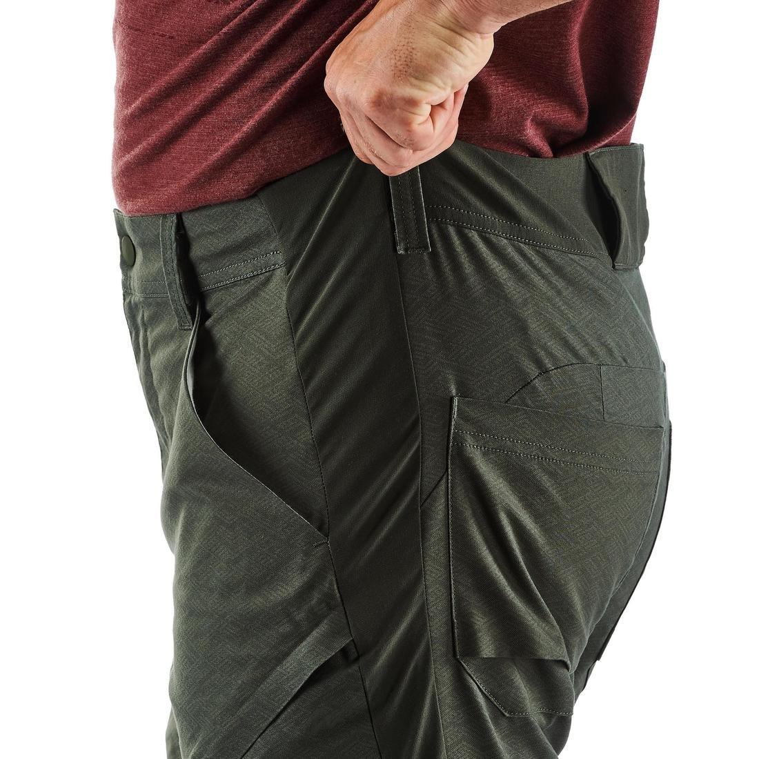 Men Country Walking Trousers, Nh500 Slim, Brown, , large image number 9