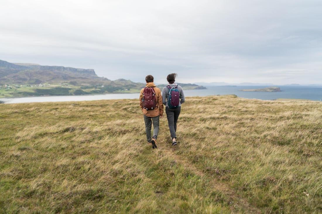 Men Country Walking Trousers, Nh500 Slim, Brown, , large image number 14