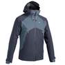 QUECHUA - Men Hiking Lightweight Waterproof Jacket Mh500, Blue