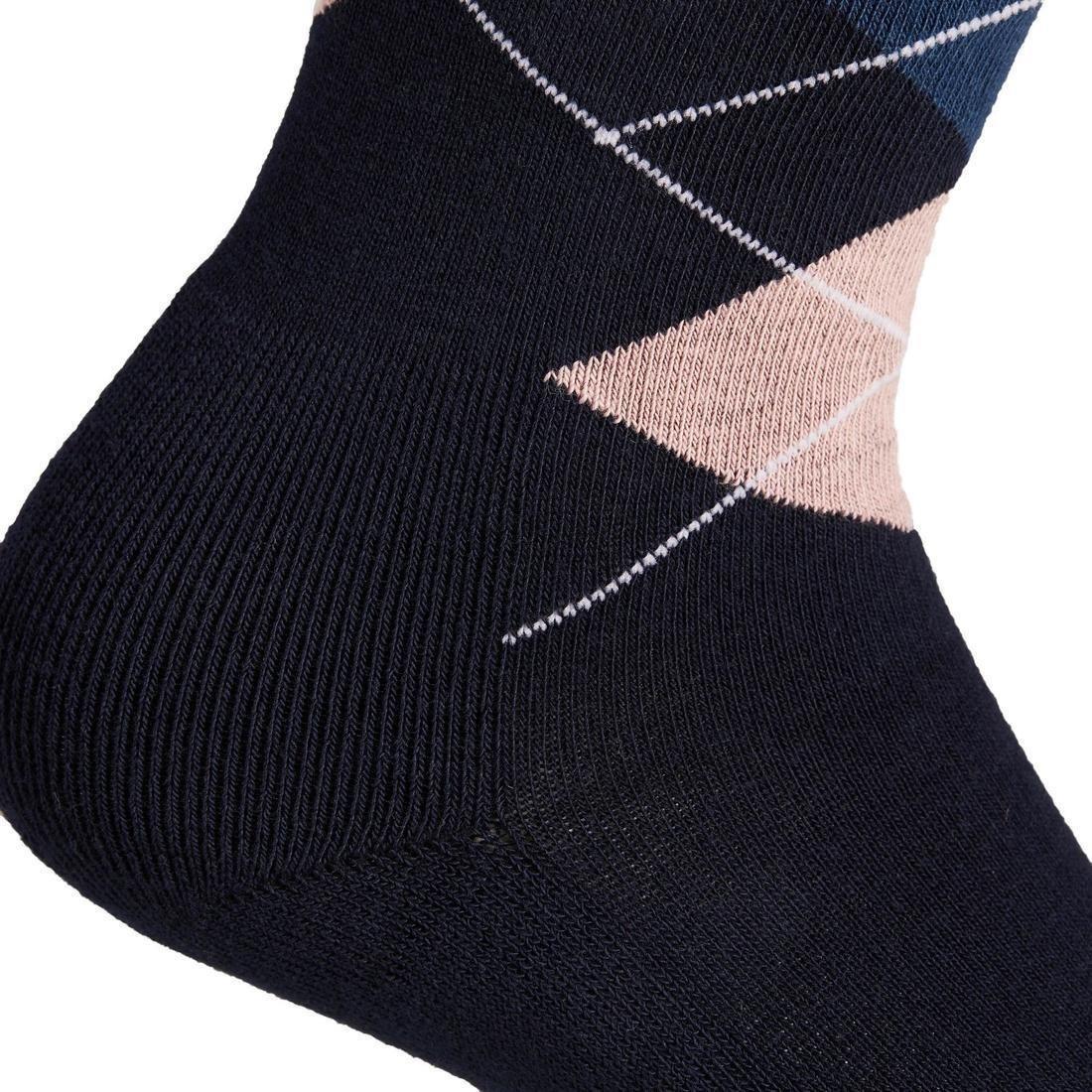 MAHOGANY BROWN Argyle Adult Horse Riding Socks, , large image number 11