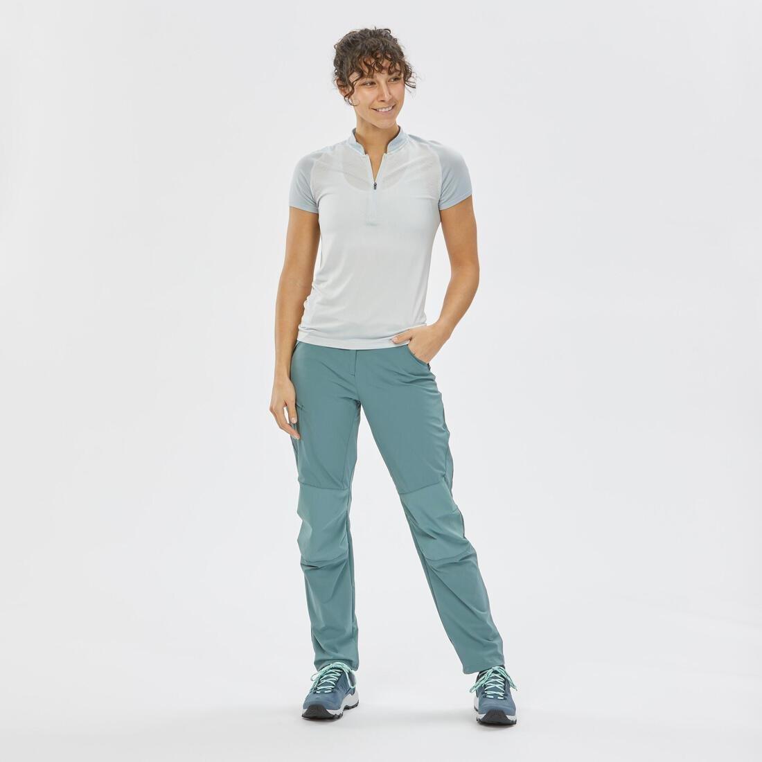 Women Walking Trousers, Blue, No Color, large image number 4